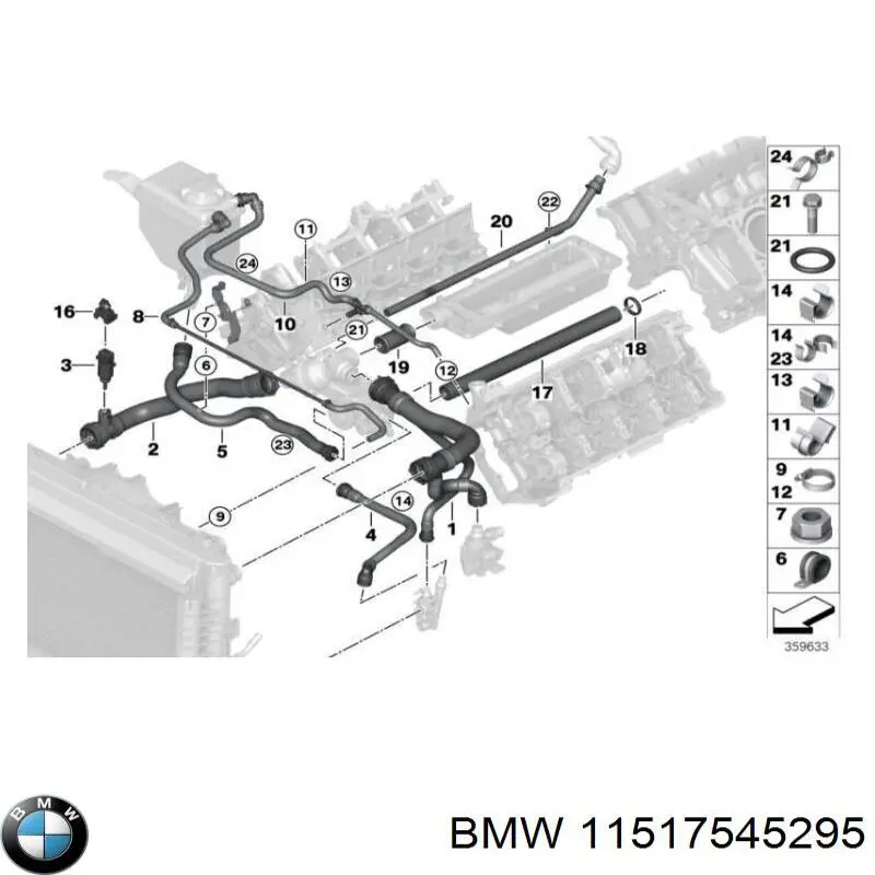 Polia da bomba de água BMW 11517545295 preço, a partir de 106,83 USD