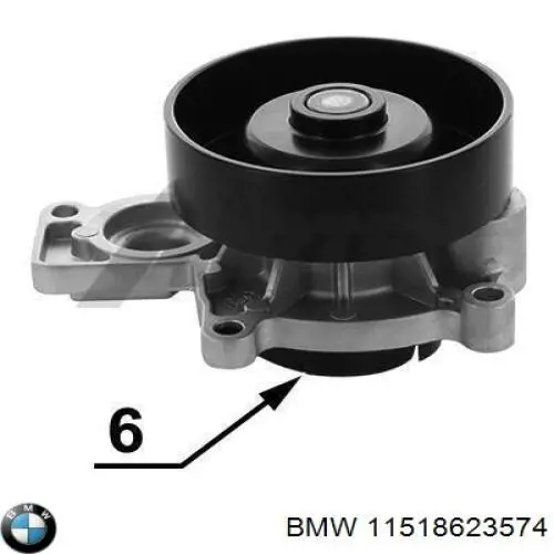 Bomba de água (bomba) de esfriamento BMW 11518623574 preço, a partir de 143,02 USD