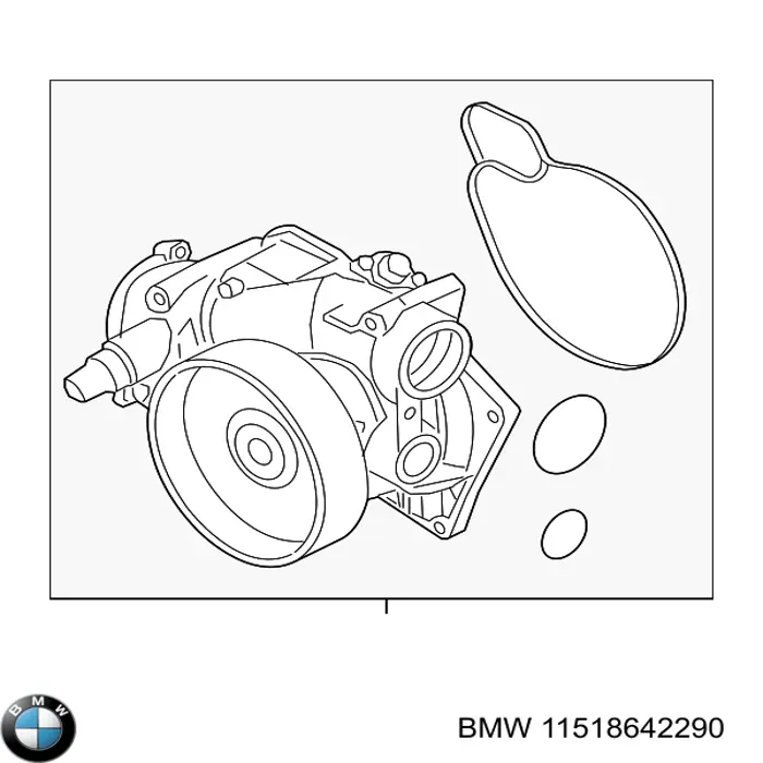 11518642290 BMW Bomba de água (bomba) de esfriamento