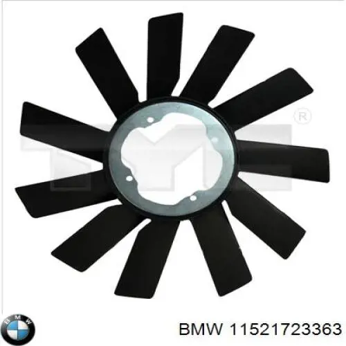 Ventilador (roda de aletas) do radiador de esfriamento BMW 11521723363 preço, a partir de 30,52 USD