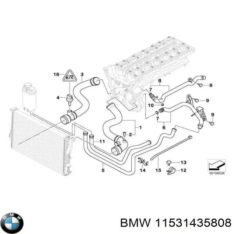 Compre 11531435808 BMW Vedante de tampa do gargalho de enchimento de óleo