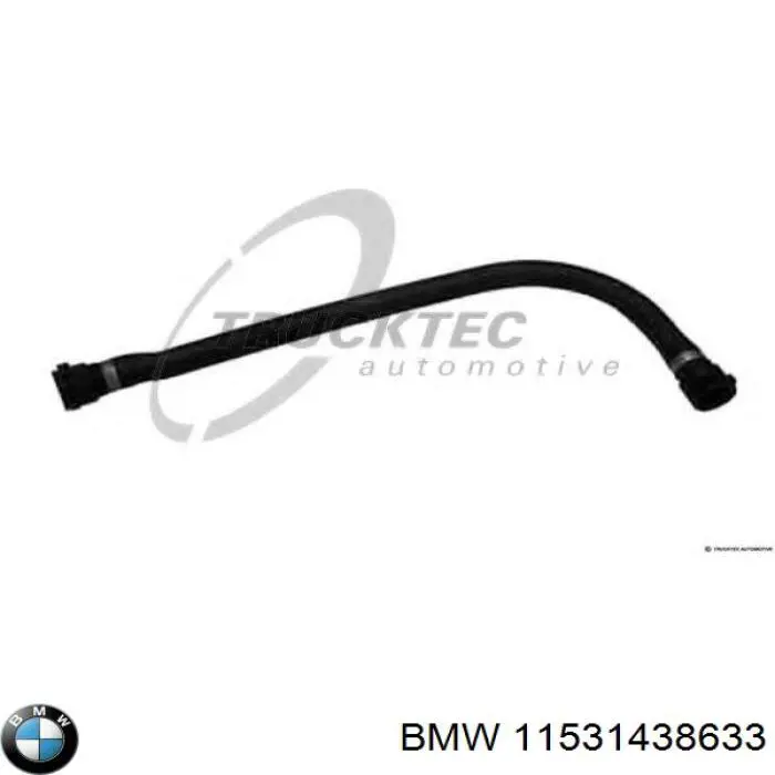 Compre 11531438633 BMW Mangueira (cano derivado) do radiador de esfriamento superior