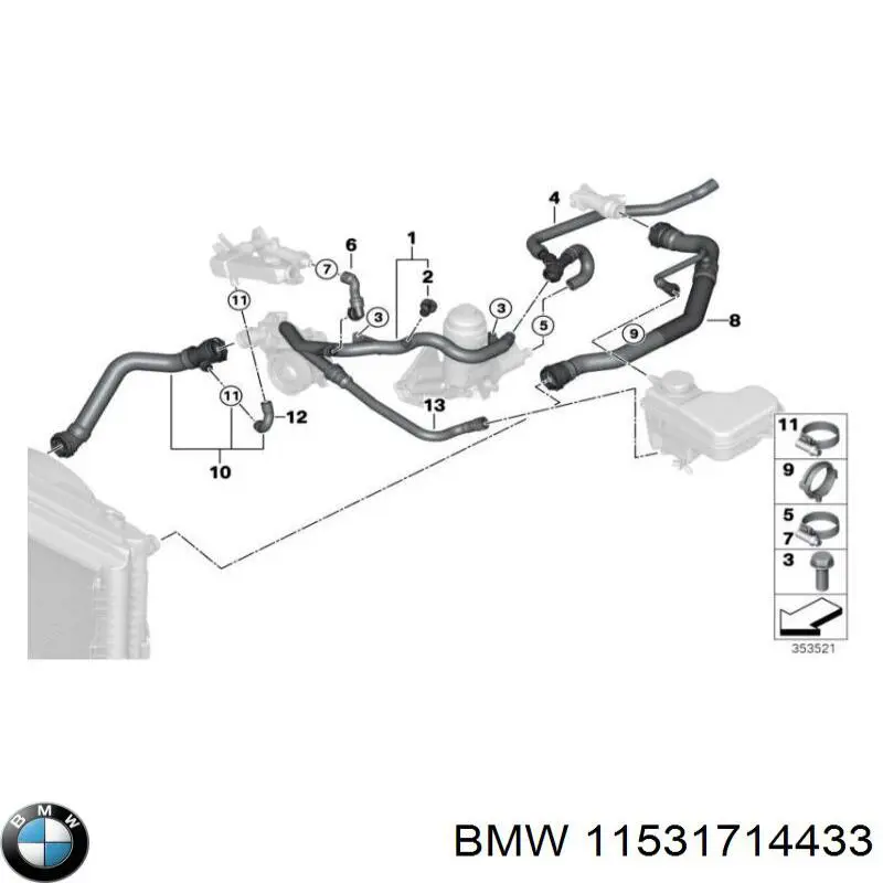 11531714433 BMW 