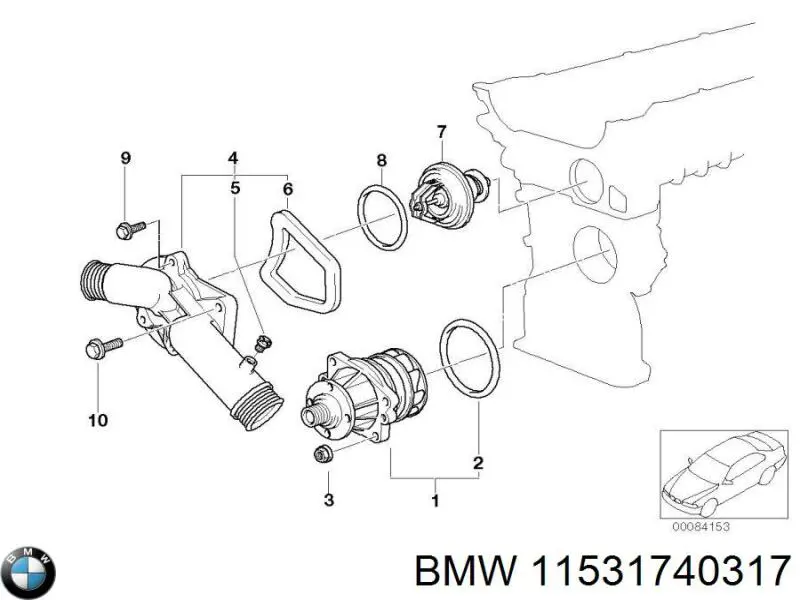 11531740317 BMW 