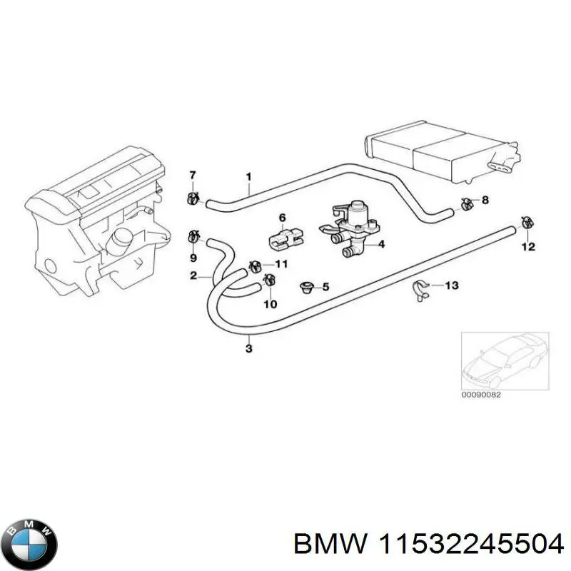 Compre 11532245504 BMW 