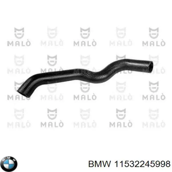 11532245998 BMW Mangueira (cano derivado) do radiador de esfriamento superior
