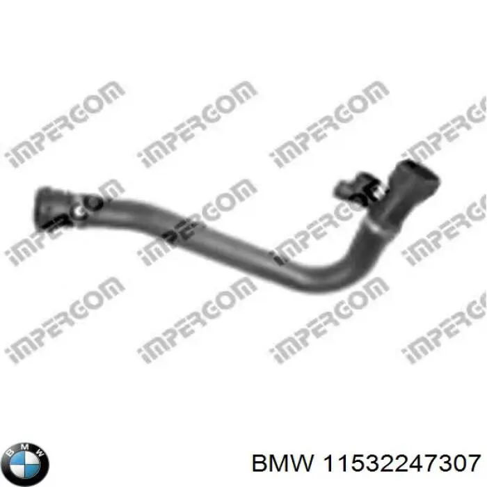 Compre 11532247307 BMW Mangueira (cano derivado) do radiador de esfriamento superior