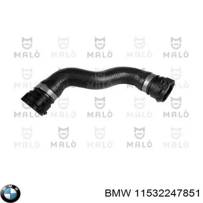 11532247851 BMW Mangueira (cano derivado) do radiador de esfriamento superior
