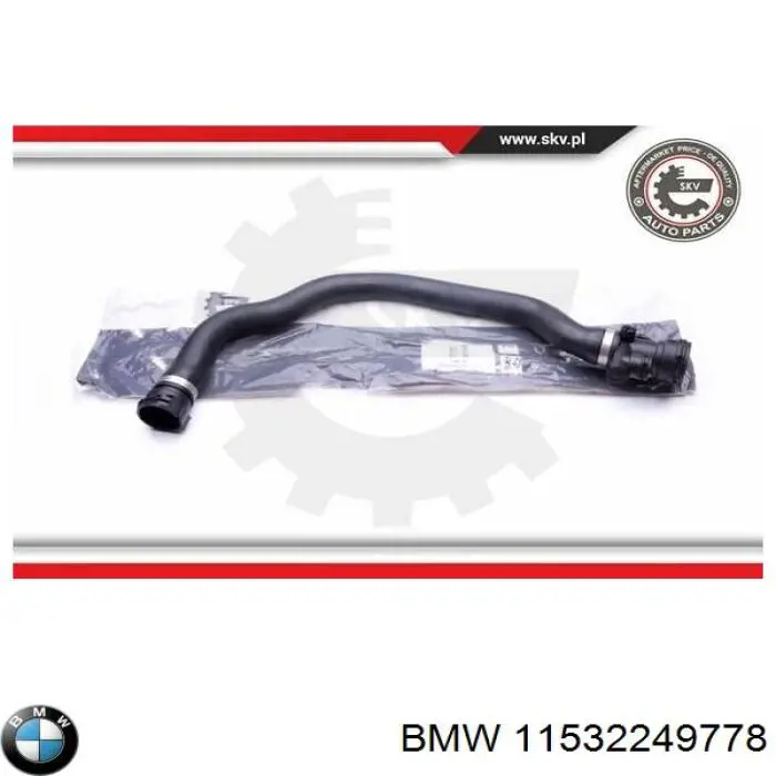 Mangueira (cano derivado) do radiador de esfriamento superior BMW 11532249778 preço, a partir de 42,16 USD