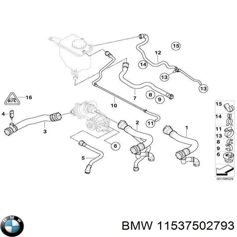 Mangueira do radiador de aquecedor (de forno), linha de combustível de retorno BMW 11537502793 preço, a partir de 80,71 USD
