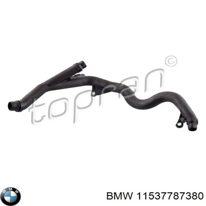11537787380 BMW Mangueira do radiador de aquecedor (de forno), linha de combustível de retorno