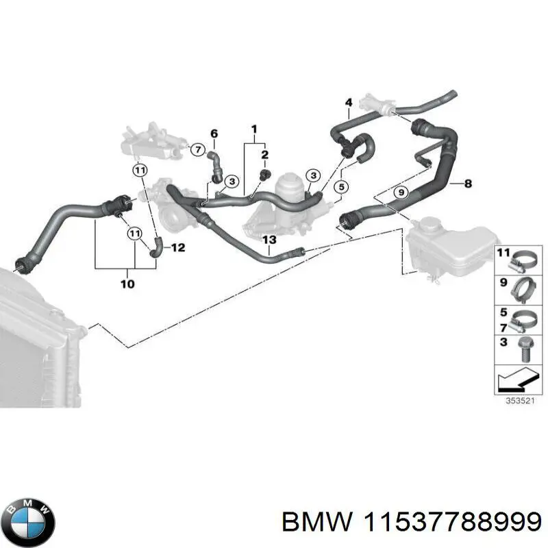  BMW 11537788999 preço, a partir de 54,54 USD