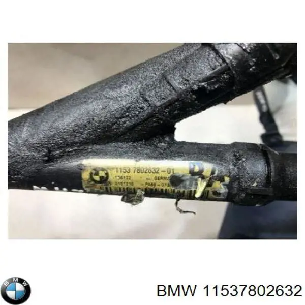 11537802632 BMW Mangueira do radiador de aquecedor (de forno), linha de combustível de retorno