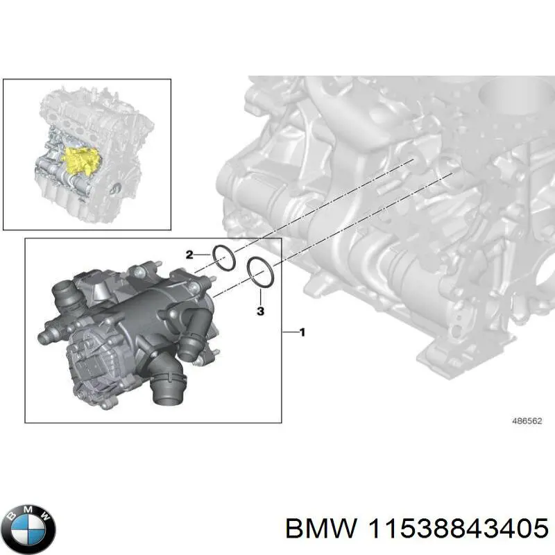 Caixa do termostato BMW 11538843405 preço, a partir de 284,29 USD