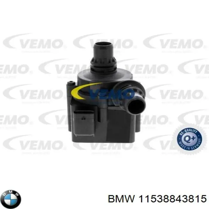 11538843815 BMW Bomba de água (bomba) de esfriamento, adicional elétrica