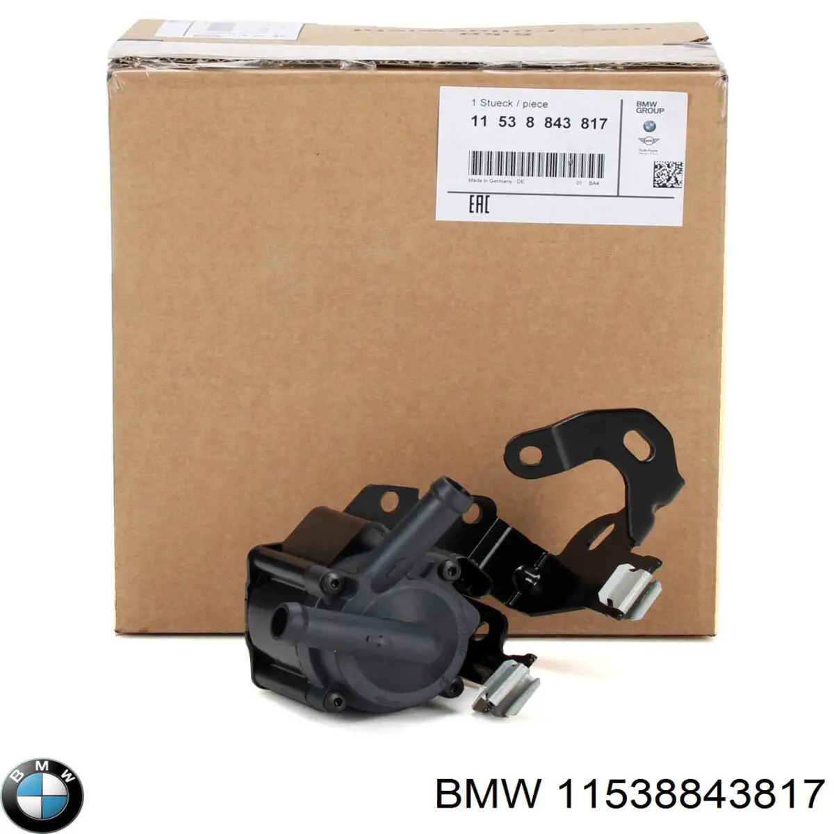 11538843817 BMW Bomba de água (bomba) de esfriamento, adicional elétrica