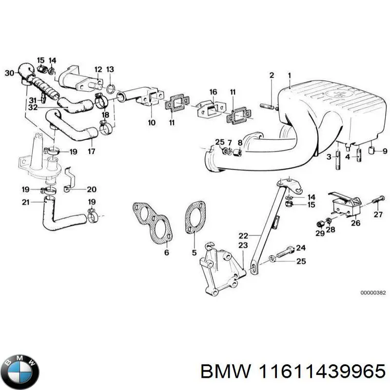 Tubo coletor de admissão BMW 11611439965 preço, a partir de 314,97 USD