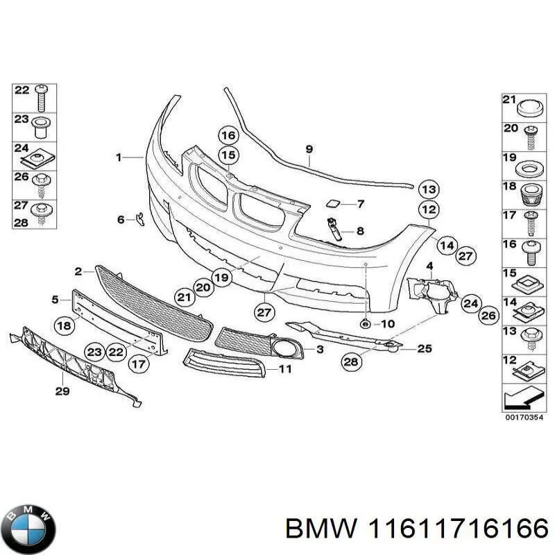  BMW 11611716166 preço, a partir de 5,21 USD