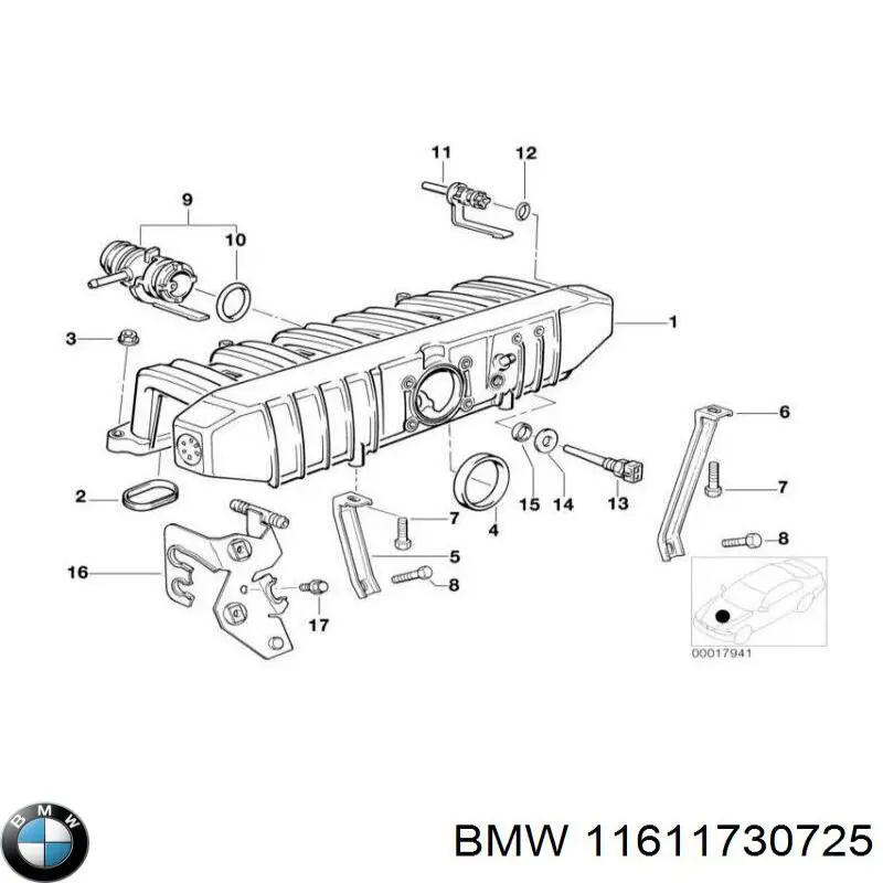 11611730725 BMW Gerador