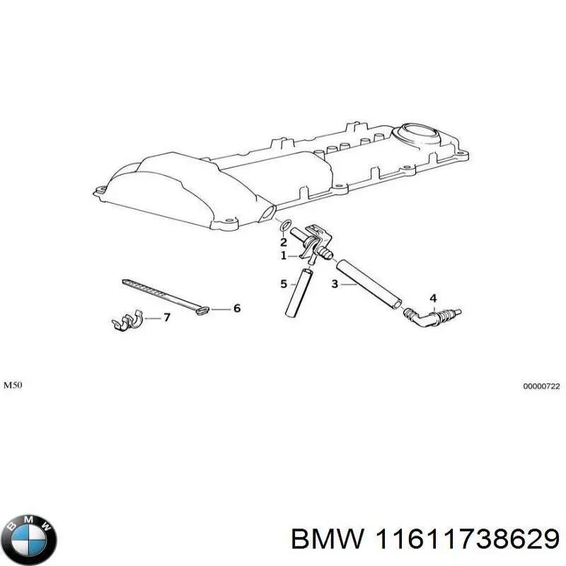 Flange do sistema de esfriamento (união em T) BMW 11611738629 preço, a partir de 18,14 USD