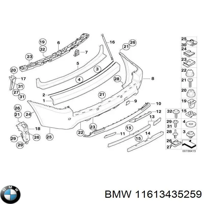  BMW 11613435259 preço, a partir de 53,02 USD