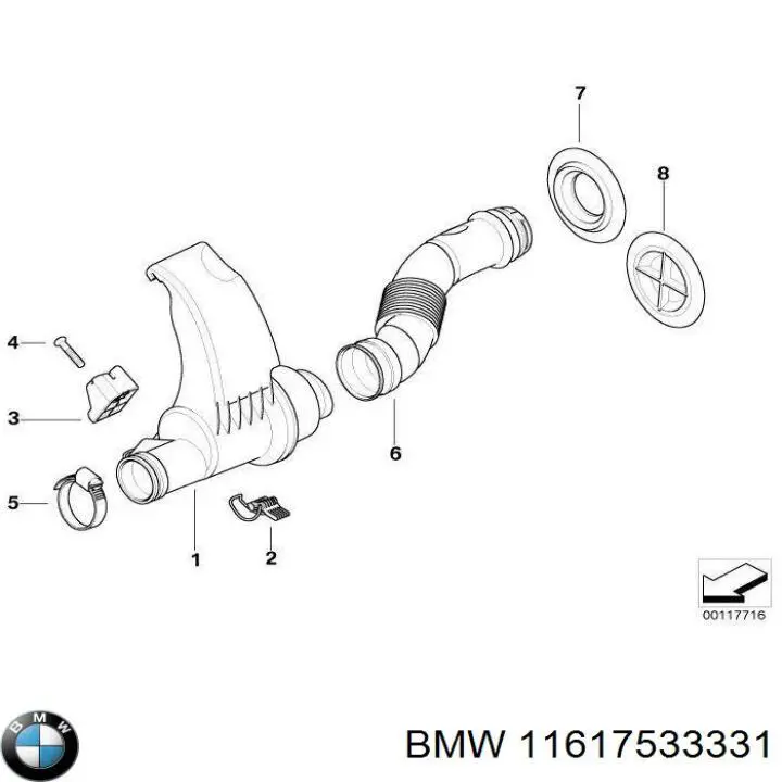 Compre 11617533331 BMW 
