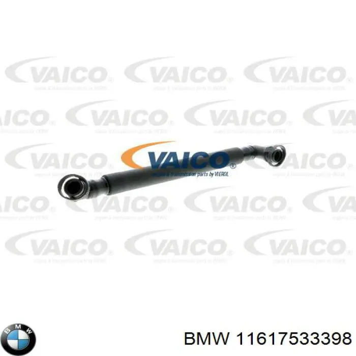 Cano derivado de ventilação de cárter (de separador de óleo) BMW 11617533398 preço, a partir de 17,28 USD