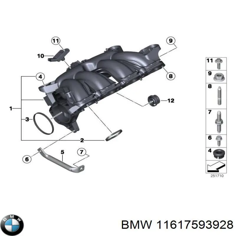11617593928 BMW 