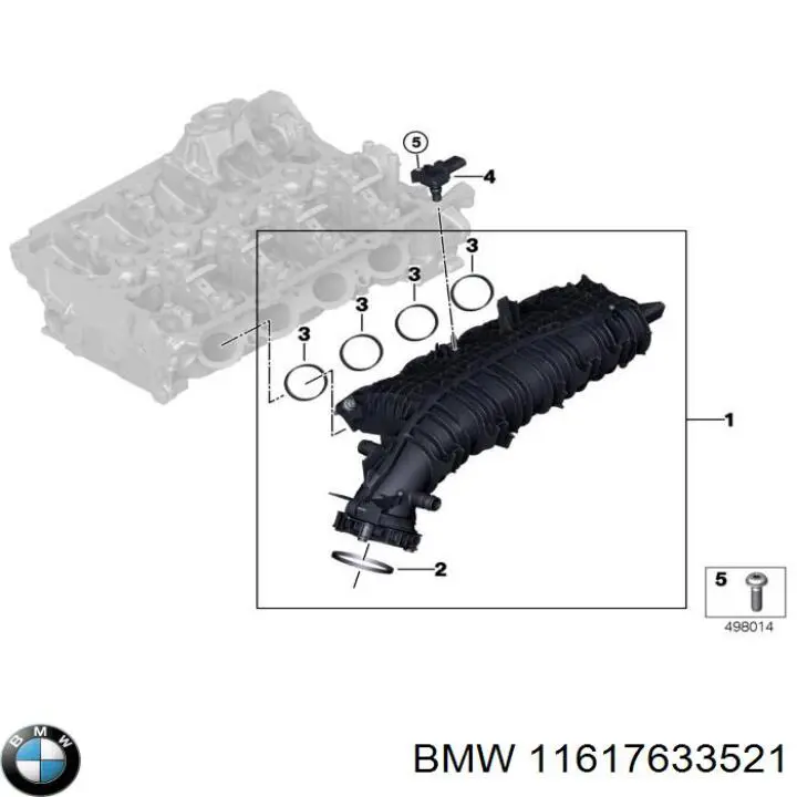 Vedante de tubo coletor de admissão BMW 11617633521 preço, a partir de 7,93 USD
