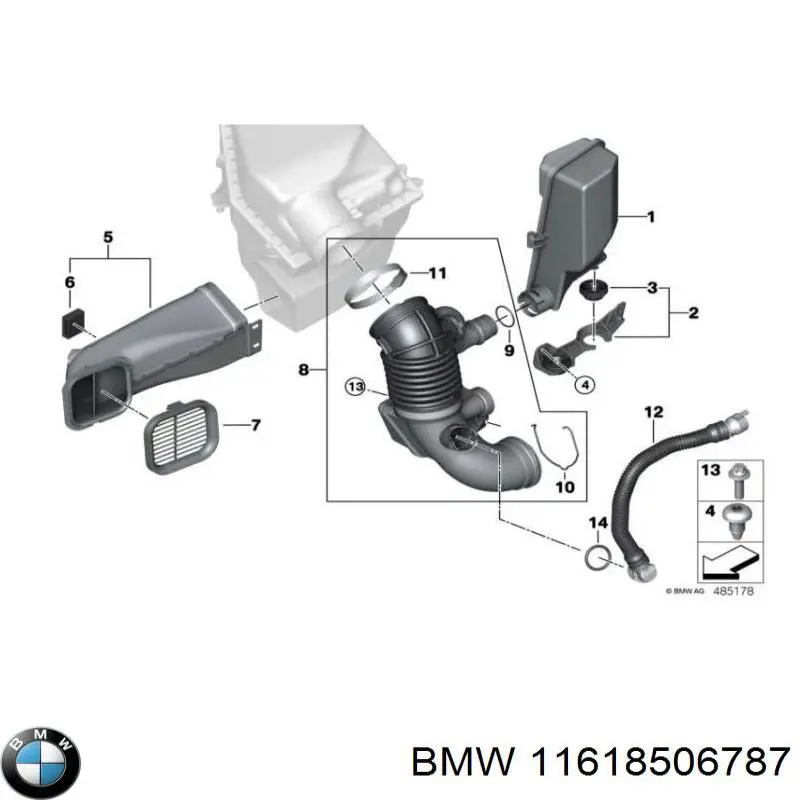 Anel de vedação (vedante) de cano derivado de intercooler BMW 11618506787 preço, a partir de 6,09 USD