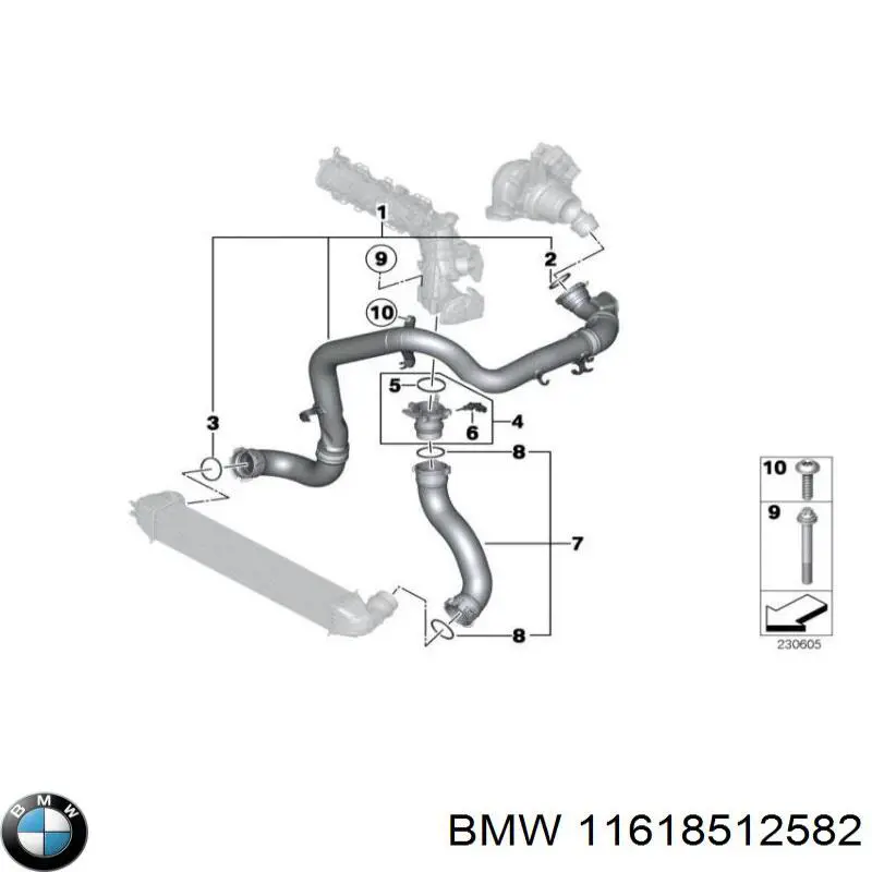 11618512582 BMW 