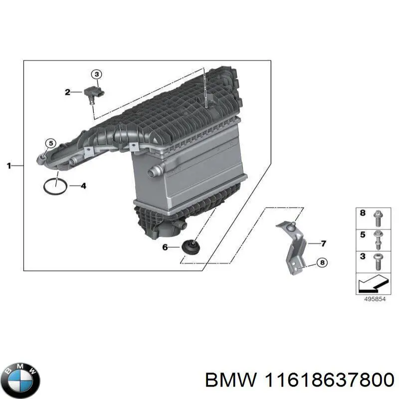 Vedante de tubo coletor de admissão BMW 11618637800 preço, a partir de 12,57 USD