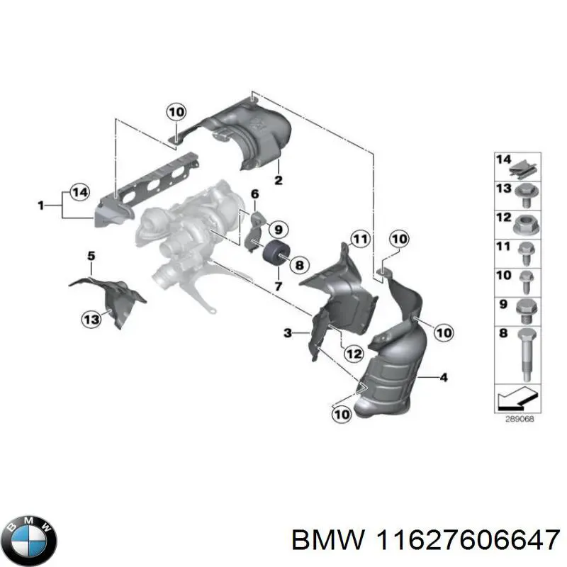 Vedante de tubo coletor de escape BMW 11627606647 preço, a partir de 51,04 USD