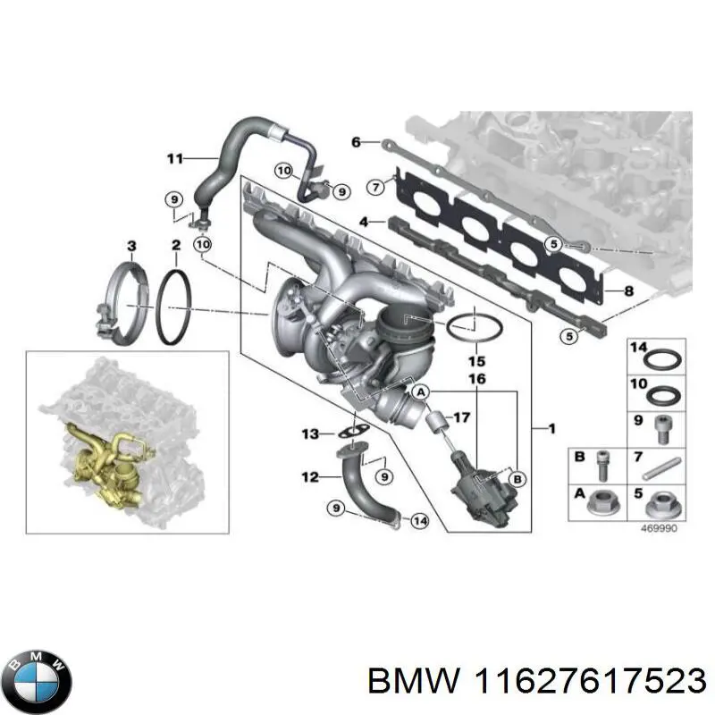 Vedante de tubo coletor de escape BMW 11627617523 preço, a partir de 23,98 USD