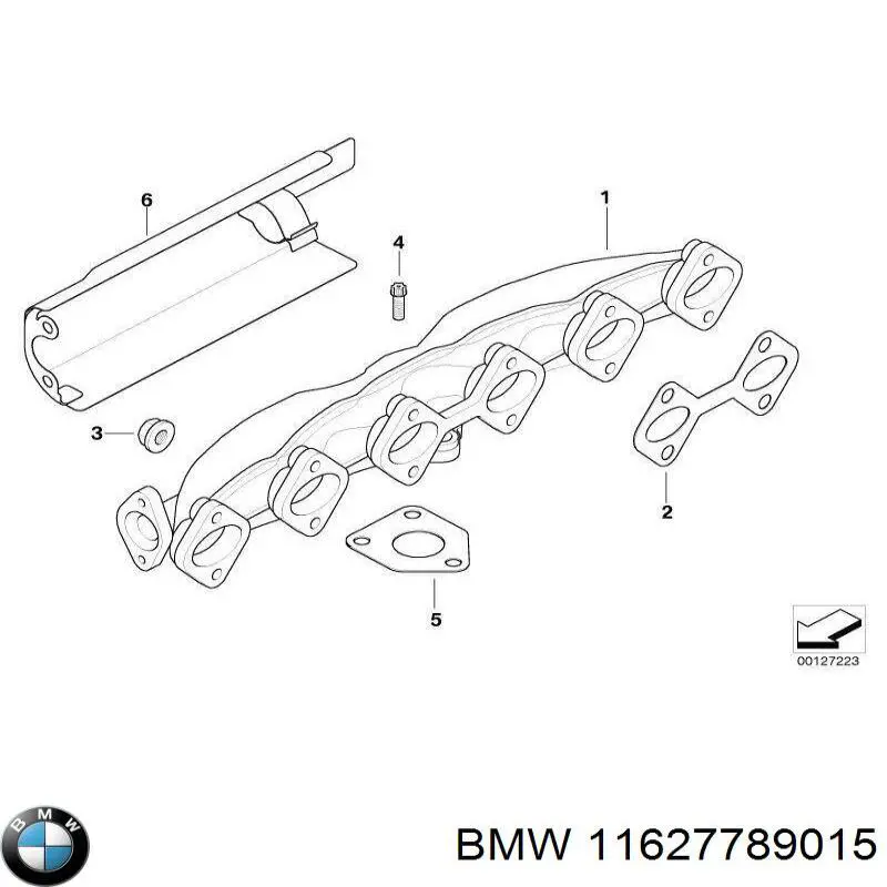 Compre 11627789015 BMW Porca de fixação de tubo de admissão do silenciador (de calças)