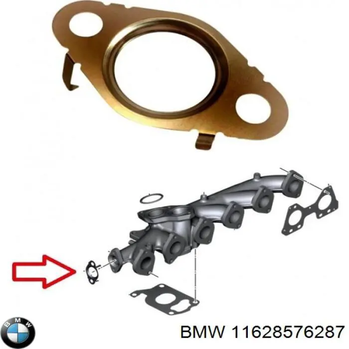 11628576287 BMW Vedante de refrigerador EGR do sistema de recirculação dos gases