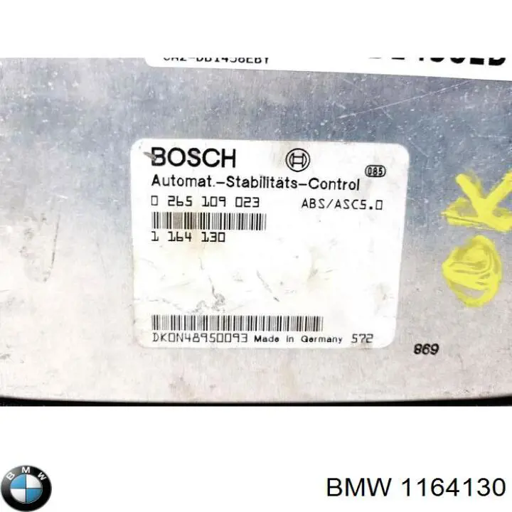 Módulo de direção (Centralina eletrônica) ABS 1164130 BMW