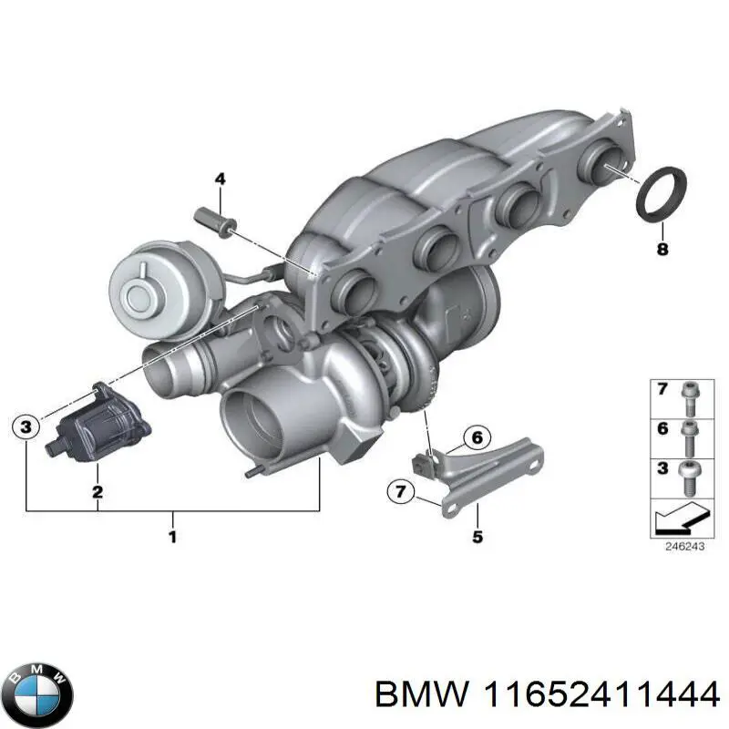  BMW 11652411444 preço, a partir de 208,53 USD