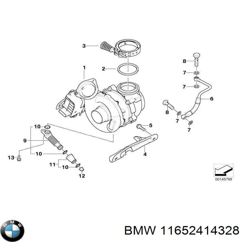 Turbina BMW 11652414328 preço, a partir de 653,15 USD