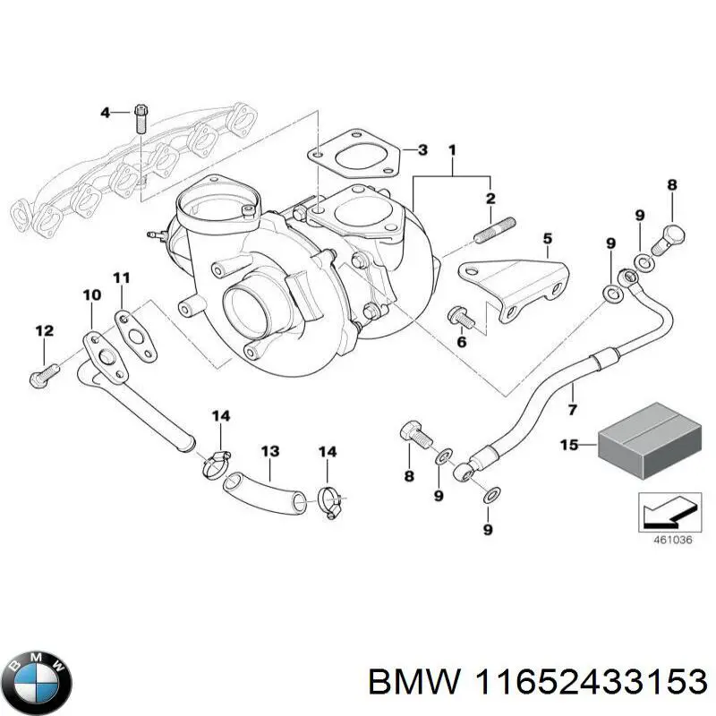 11652433153 BMW Turbina
