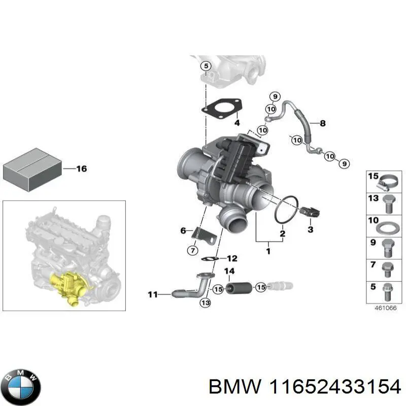 Turbina BMW 11652433154 preço, a partir de 230,24 USD