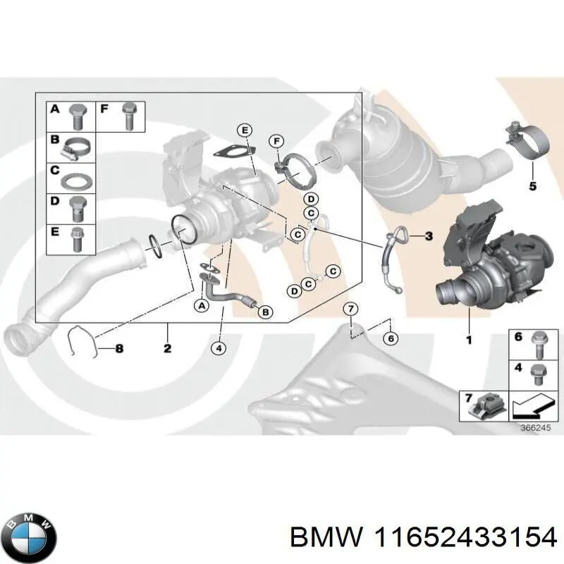 Compre 11652433154 BMW Turbina
