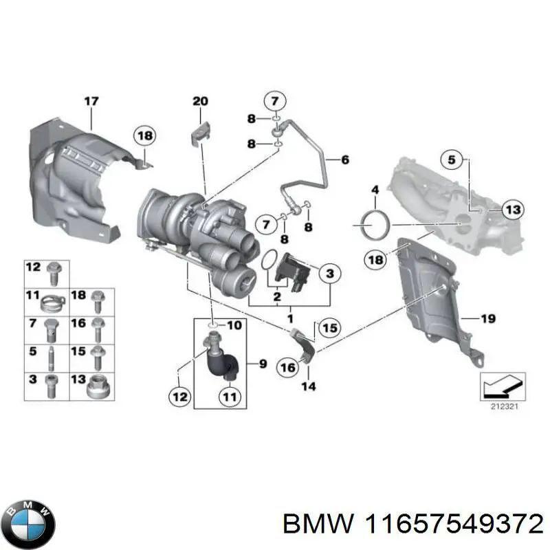 1608951780 Peugeot/Citroen Vedante de mangueira de derivação de óleo de turbina