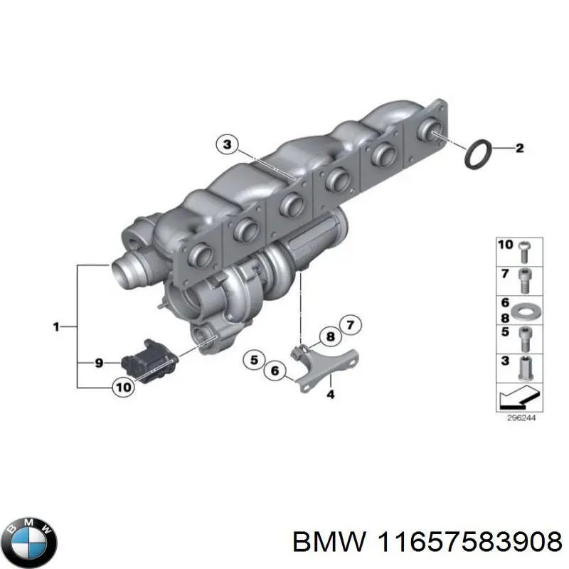 11657583908 BMW Turbina
