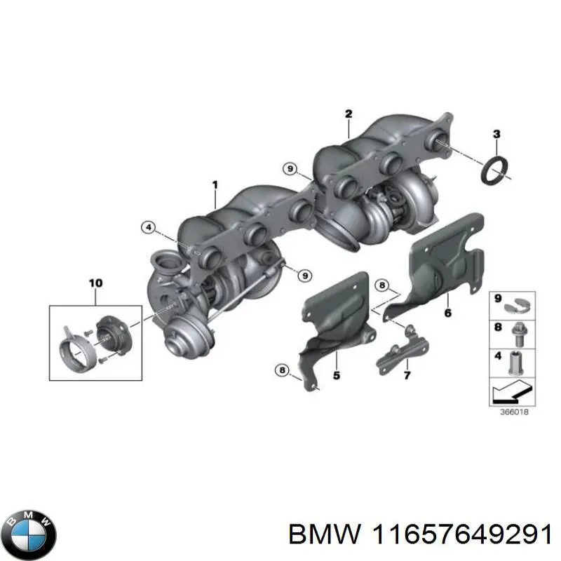 Turbina 4913107171 Mitsubishi