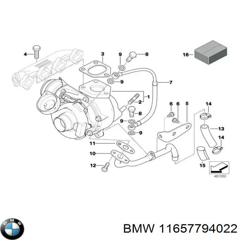11657794022 BMW Turbina
