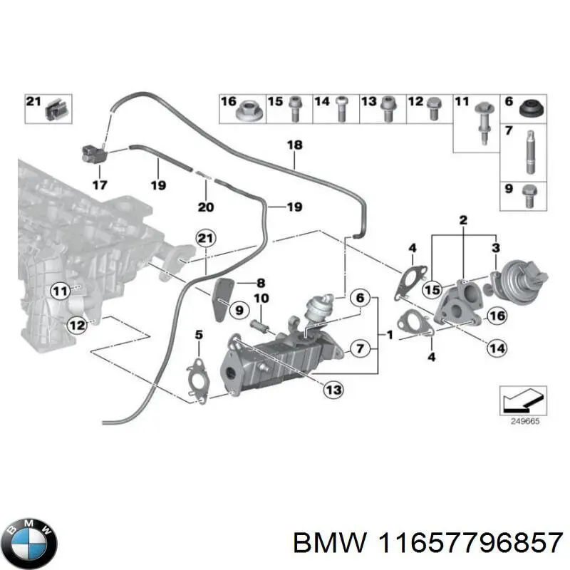 Tubo de impulsionador de vácuo dos freios BMW 11657796857 preço, a partir de 73,26 USD