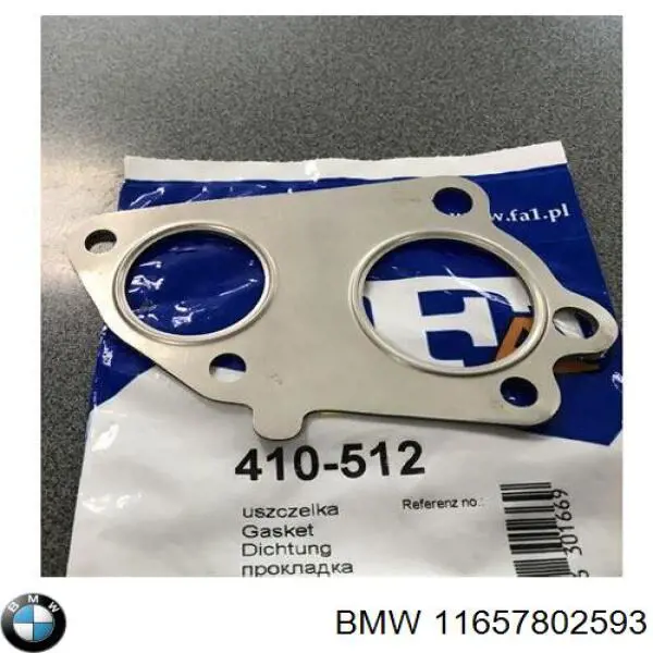 11657802593 BMW Vedante superior de tubo coletor de escape