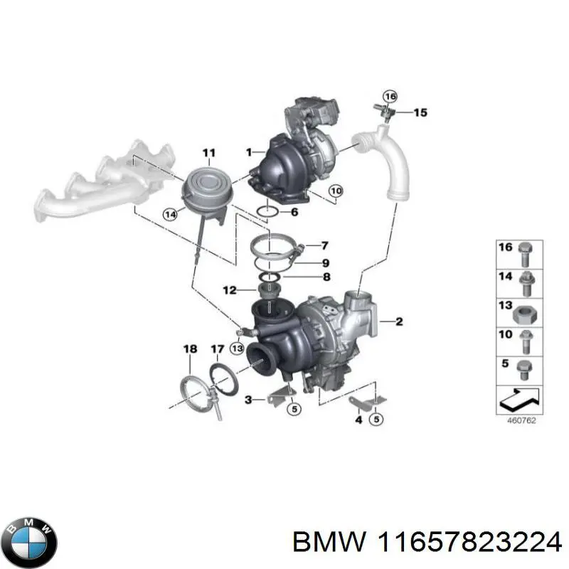 Vedante de turbina de ar comprimido, admissão BMW 11657823224 preço, a partir de 12,09 USD