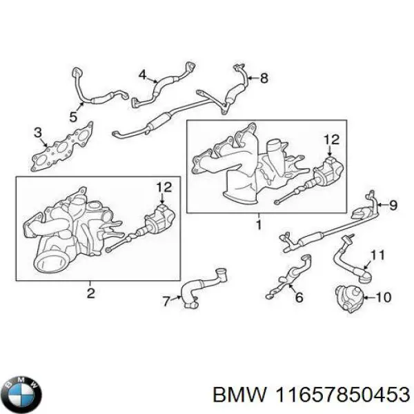 Válvula de recirculação de ar supercompressão de turbina BMW 11657850453 preço, a partir de 221,03 USD